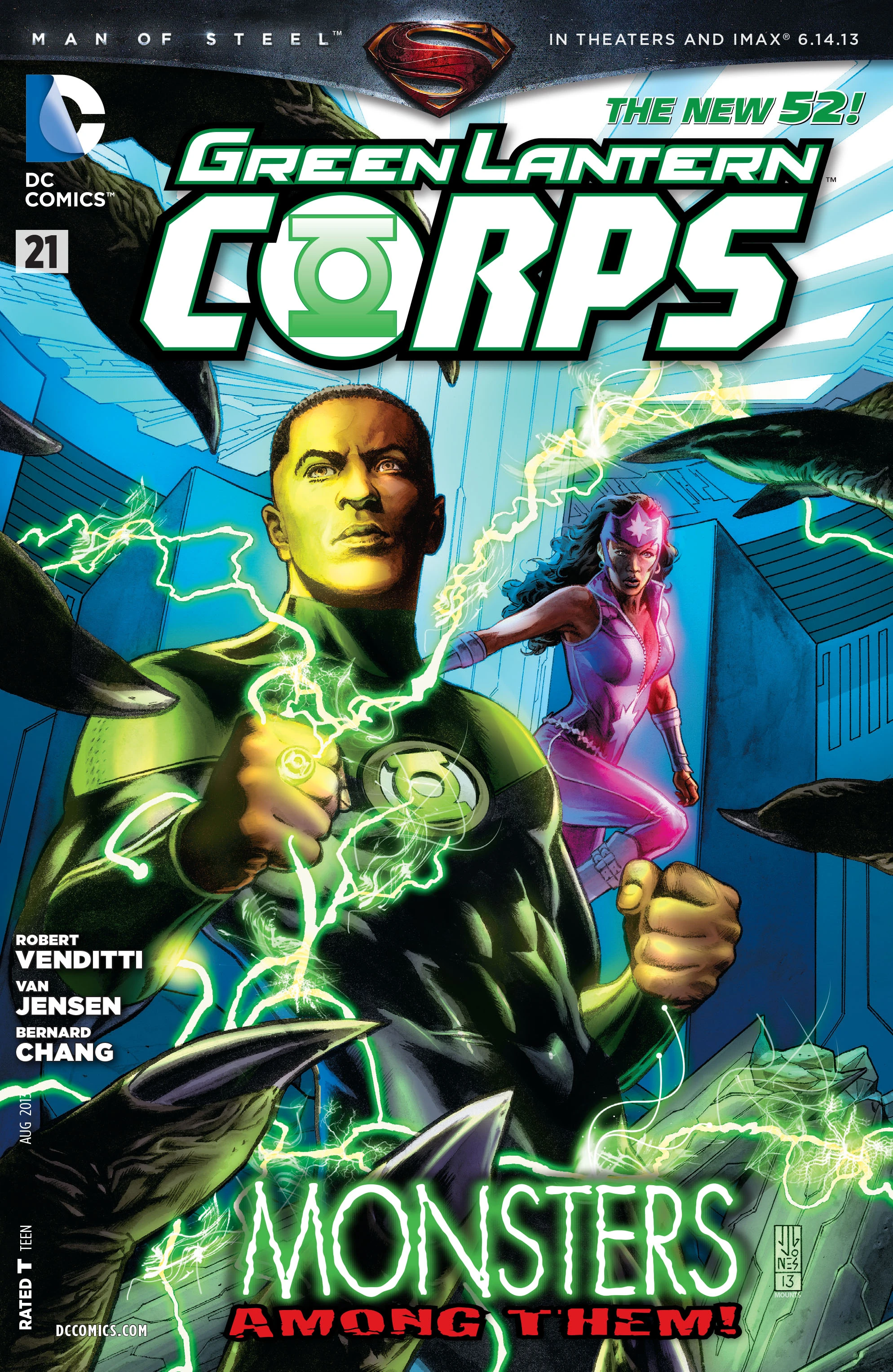 Green Lantern Corps #21 (DC, 2013 — Cover A) cover